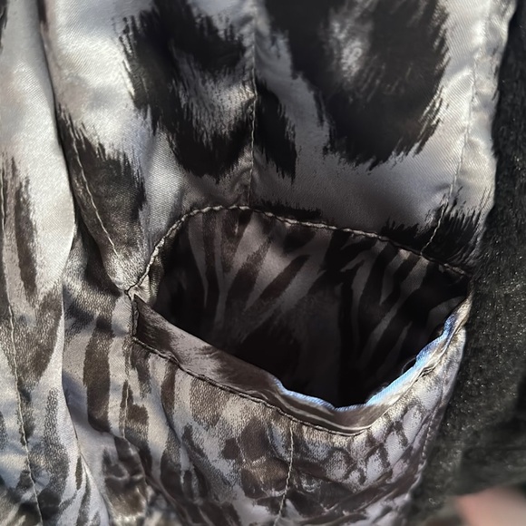 Dennis Basso Black Puffer Jacket with Hood - Picture 10 of 15